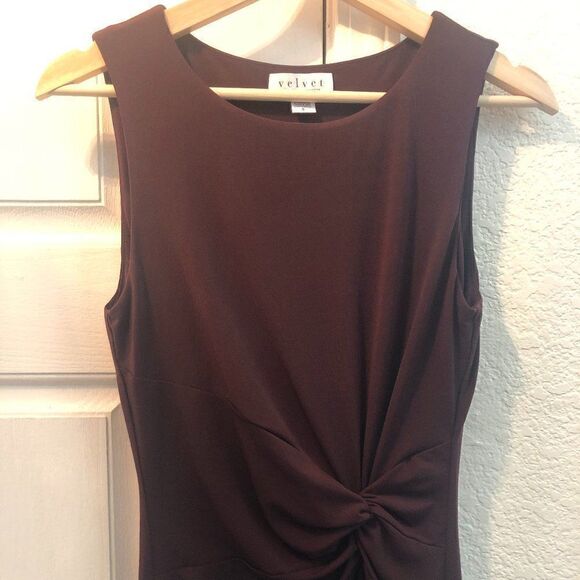 Velvet by Spencer & Graham Sheath Knot Dress S - Picture 2 of 5